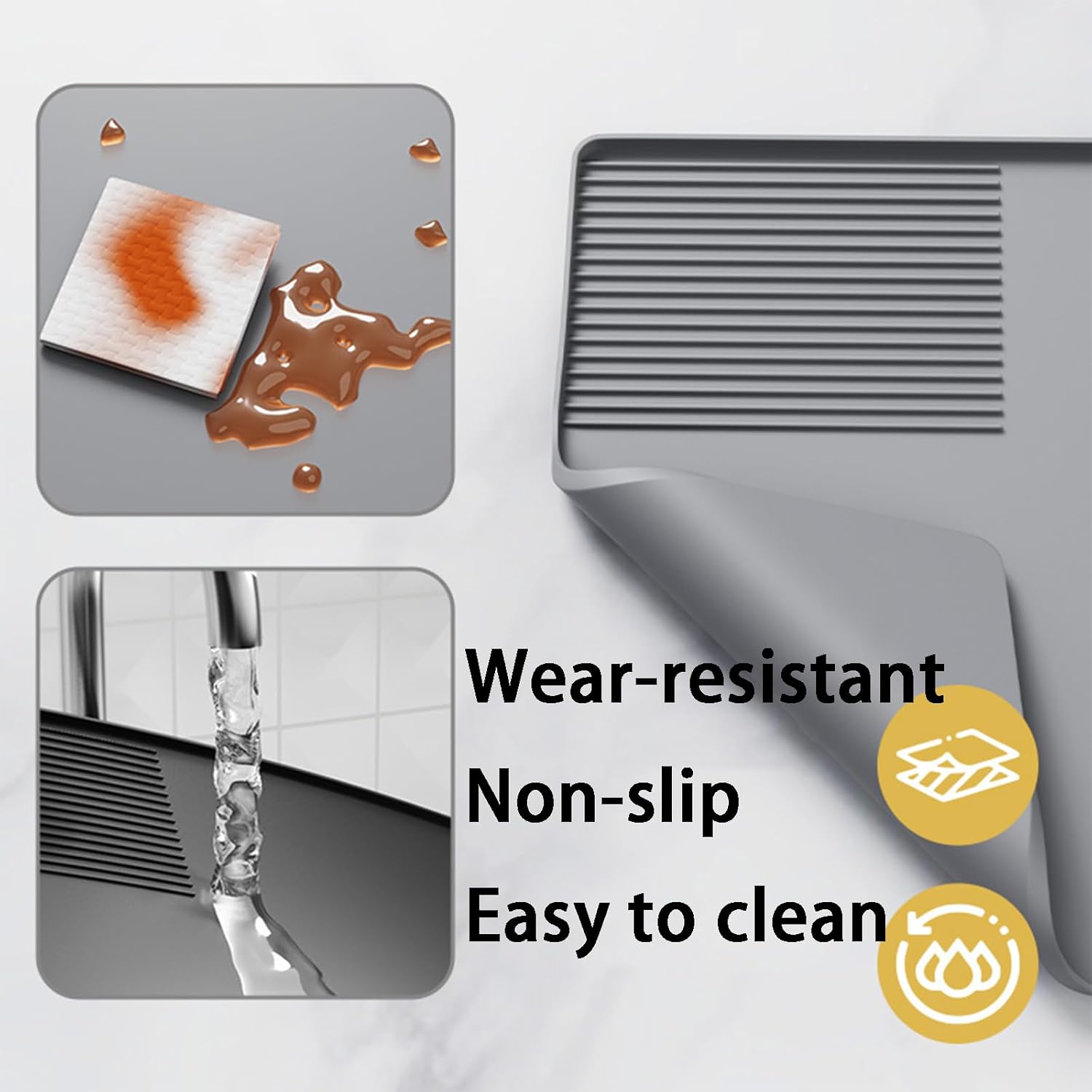 3-In-1 실리콘 커피 매트 지저분하지 않은 커피 스 - Bar Mat Rubber 리뷰 및 가격