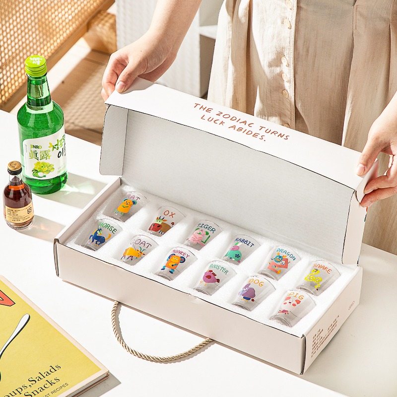 12개 세트의 50ml 미니 샷 글라스, 귀여운 디자인 - Home Bar Set 리뷰 및 가격