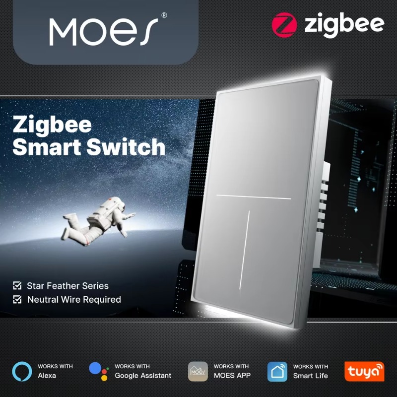 Tuya ZigBee 스마트 에어 터치 스위치 2in1 - Home Bar Android 리뷰 및 가격